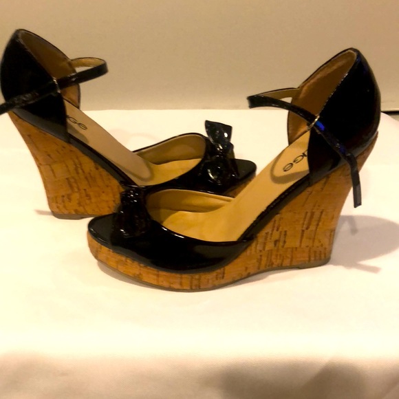 Black wedge heel - Picture 3 of 4